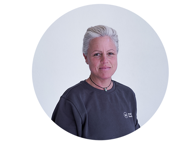 Portraitbild von Patricia Schönbucher, Mechanikerin