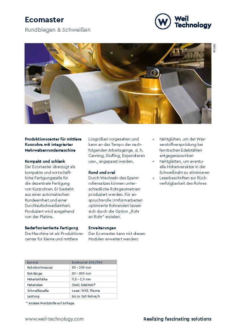 Onepager Ecomaster deutsch