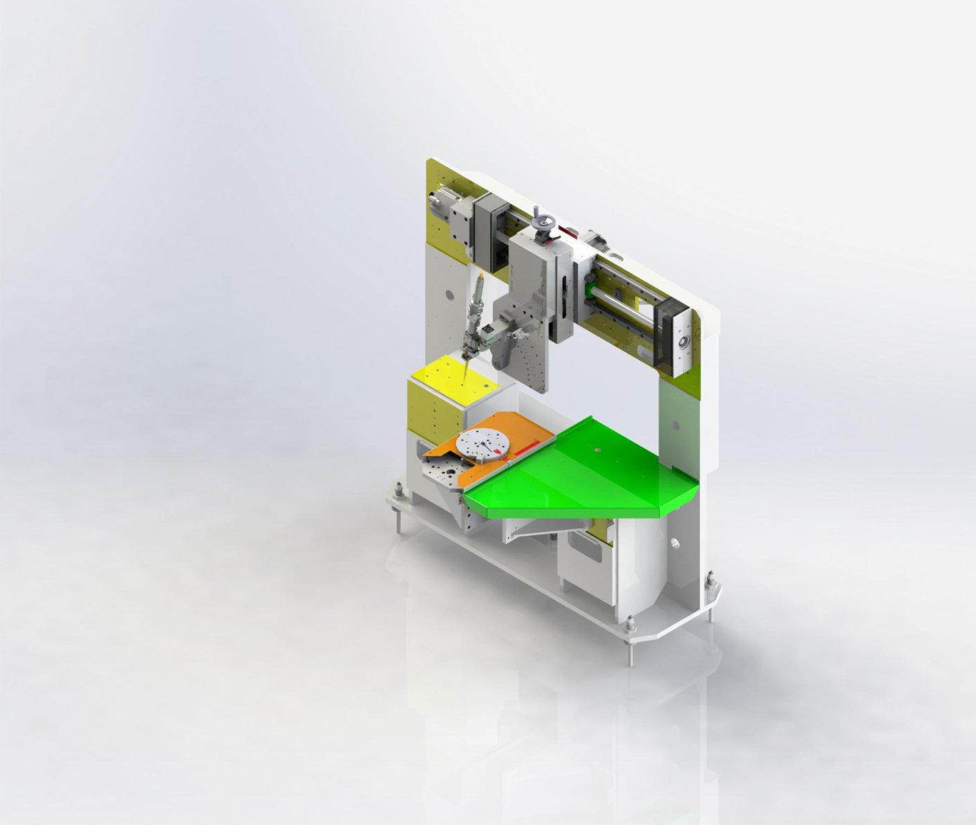 Rendering LWM machine interior view
