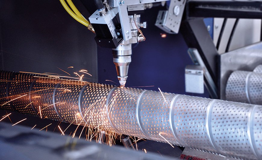 Thin-walled tube in the laser welding process