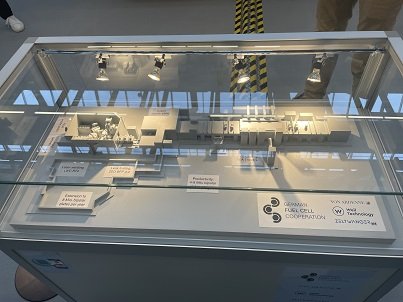 GFC Komplettlinie als 3D-Modell in der Messevitrine