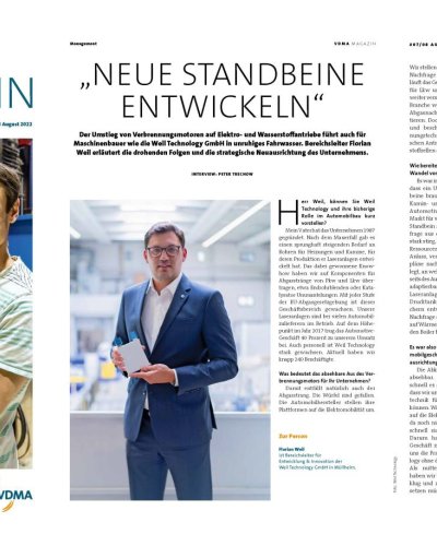 Neue Standbeine entwickeln