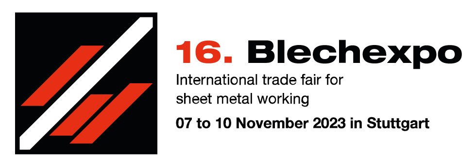 Logo der 16. Blechexpo 2023